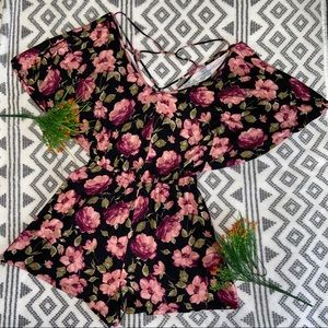 American Eagle Floral Romper